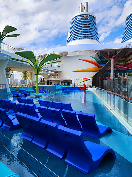 Icon of the Seas Chill Island Neighborhood, photo by Curated Travel Collection