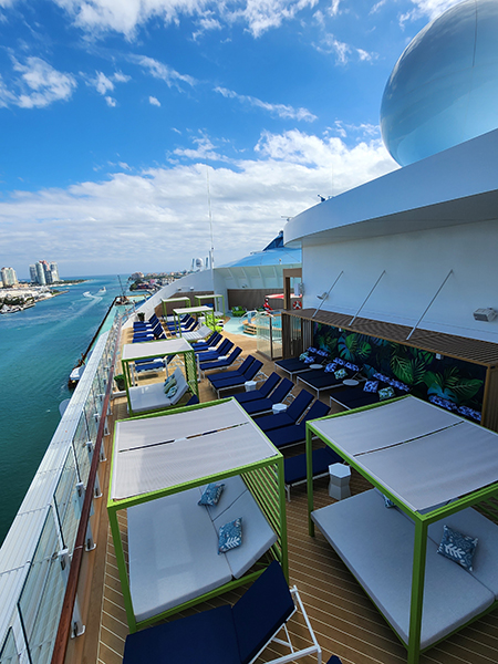 Icon of the Seas Suite Neighborhood, photo by Curated Travel Collection