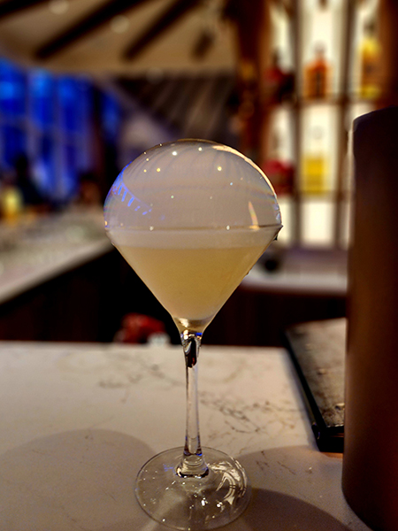 The signature cocktail of Royal Caribbean's Icon of the Seas, The 1400