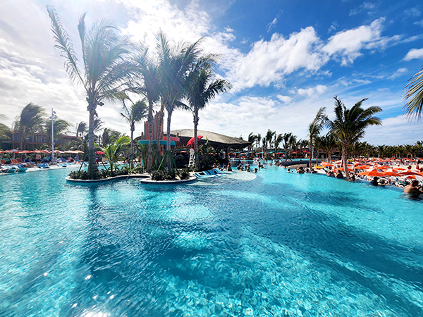 Hideaway Beach on Perfect Day Coco Cay's heated pool